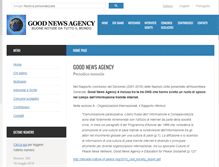 Tablet Screenshot of goodnewsagency.org